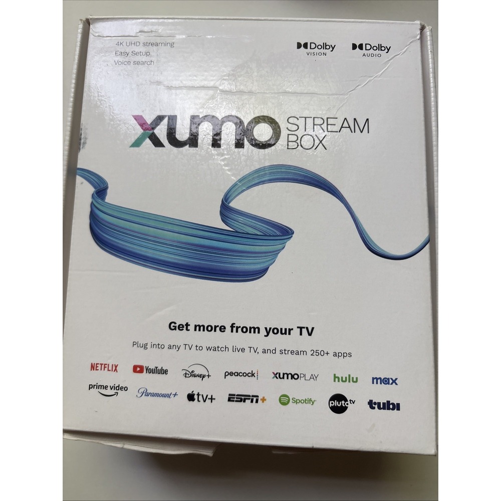 Xumo Stream Box With Power Cord/ No Remote